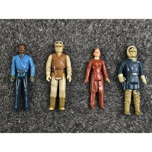 Vintage Star Wars 1980 Action Figures Lot (4) Pieces